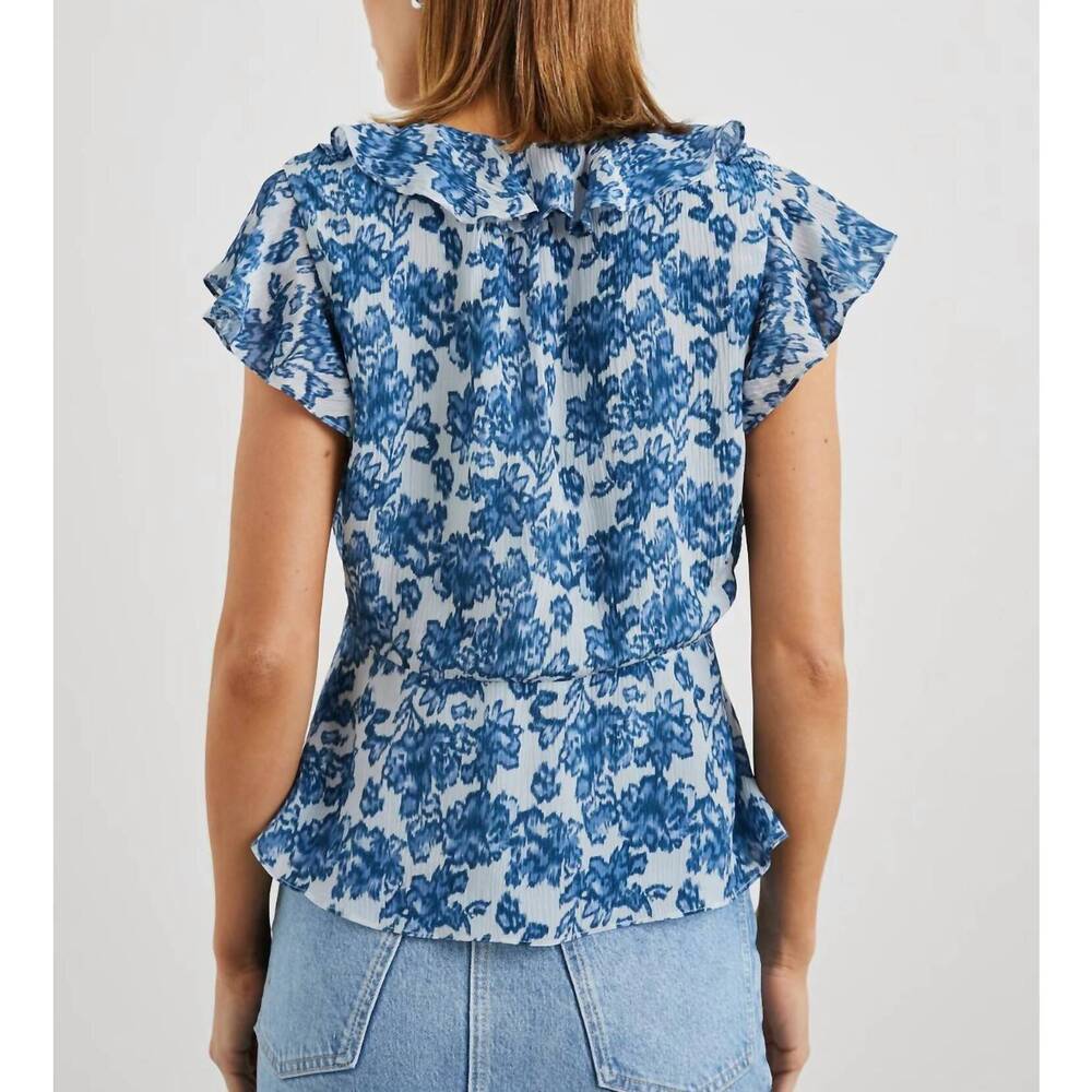 NEW RAILS carmine top in chambray floral - Picture 6 of 6